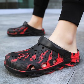 Men's EVA Clogs, Slip-on Closed Toe Sandals, Soft Sole Walking Shoes, Outdoor Garden Shoe Beach Sandals